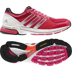 Adidas adizero Boston 3 Laufschuh Damen Farbe: pink/silber/weiß, Größe: 42 2/3