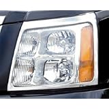Cadillac Escalade chrome head lamp rims rings surrounds cover by Premium Outlet