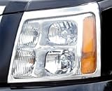 Cadillac Escalade chrome head lamp rims rings surrounds cover