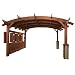 Sonoma 14' x 14' Mocha Finish Pergola