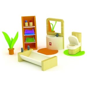Hape Bamboo Collection Trendy Bathroom Set