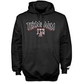 adidas Texas A&M Aggies Black Book Smart Hoody Sweatshirt
