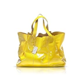 Francesco Biasia Emily - Patent Leather Tote Bag Papaya