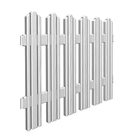 Emsco Group 2094 Dackers Adirondack Style Poly Lawn Accent Borders 36-Inch x 32-Inch Sections - 8 Pack