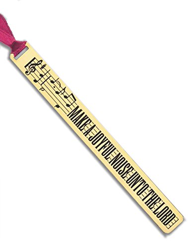 24k Gold Plated Bookmark – Make a Joyful Noise Unto the Lord