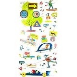 Block Party Wall Stickers by Djeco