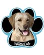 Yellow Labrador Dog Paw Mouse Pad