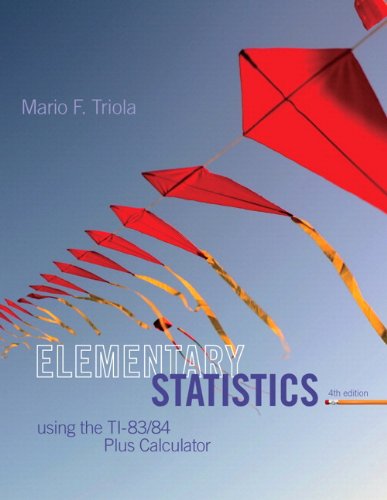 elementary statistics using the ti 8384 plus calculator plus new mystatlab with pearson etext access card