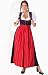 Stockerpoint Trachten DIRNDL 3tlg. Rosel schwarz 96 cm, Größe 50