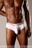 2(X)ist Fusion No Show Brief - White/Smoke
