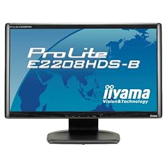 Iiyama PLE2208HDS-B2 55,8 cm (22 Zoll) Widescreen TFT Monitor DVI-D, VGA (Kontrastverh�ltnis 10000:1, Reaktionszeit 5ms) schwarz