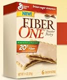 Fiber One Toaster Pastry, Brown Sugar Cinnamon, 11-Ounce Boxes (Pack of 12)