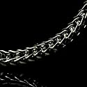 36" 4mm Men's Urban Black on Black Franco Necklace Chain