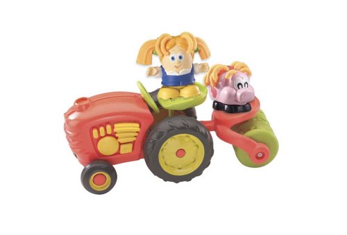 Childrens Toyshop  Toys : Play Doh - Doh-Ville Fuzzy Friends Tractor