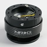 NRG Steering Wheel Quick Release Kit - Gen 2.0 - REAL Carbon Fiber - Part # SRK-200CF