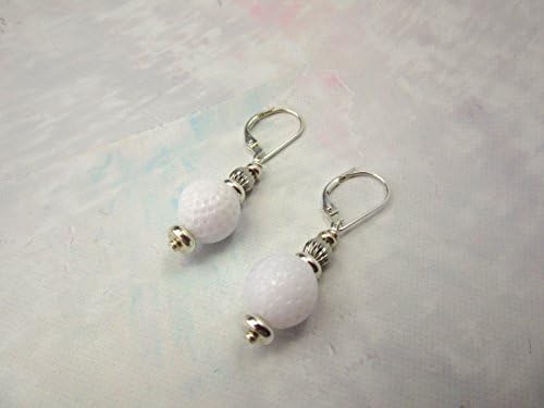 Fun golf ball earrings to wear while you putt around