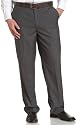 Louis Raphael ROSSO Men's Poly Viscose Super 150S Luxe Twill Hidden Extension Flat Front Dress Pant