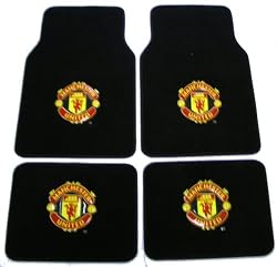 - 	 Manchester United FC ManU Football Soccer Club Front & Rear Carpet Car Truck SUV Floor Mats