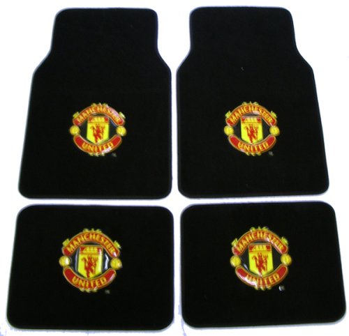 Manchester United FC ManU Football Soccer Club Front & Rear Carpet Car Truck SUV Floor Mats