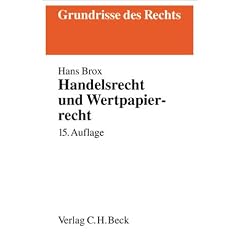 Handels- und Wertpapierrecht (Taschenbuch)