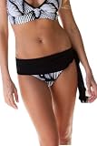 Oyster Shell: Wrap Belted Bottom (All styles sold as separates; Bottom Only)