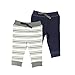 Yoga Sprout 2 Pack Tapered Ankle Pants, Navy & Gray, 18-24 Months
