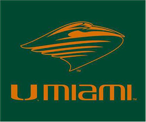 Buy Biederlack NCAA Miami Throw by Biederlack