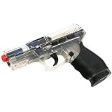 Taurus 24/7 Spring Powered Airsoft Pistol - Black and Clear