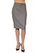 Women's Graham & Spencer Wool Pencil Skirt in Grey