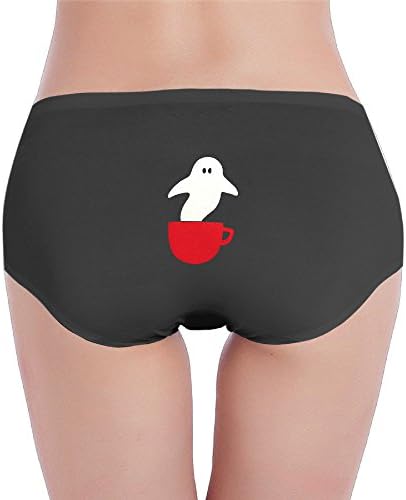 Tea Cup Ghost Women's Womens Boxers Basic Hipsters Medium