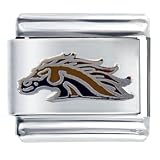 Pugster Western Michigan Bronco Licensed Italian Charm Bracelet