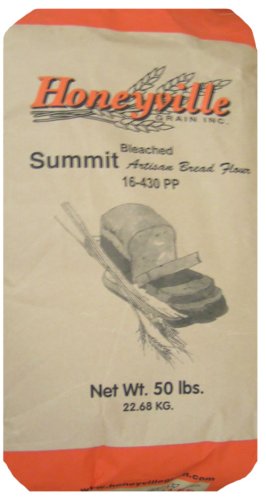 Bleached Summit Artisan Flour - Bulk 50 Pound Bag by Honeyville Grain