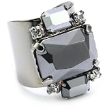 Sorrelli Midnight Moon Black & Clear Refin