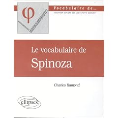 Le vocabulaire de Spinoza