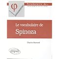 Le vocabulaire de Spinoza