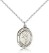 Sterling Silver St. Sebastian/Martial Arts Pendant