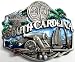 South Carolina 3-D Enamel Pewter Belt Buckle