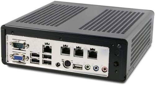 Intel Atom D525 Silent Dual-Core Multi LAN M350 Embedded Fanless Kit w/ 2GB DDR2 Menory / Jetway NF96U-525-LF Mini-ITX Motherboard/ M350 Mini-ITX Case / Jetway 3 x Gigabit Ethernet LAN Module (AD3RTLANG)