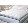 Down Top Baffled Box Feather Bed White King