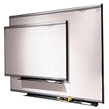 Quartet TE543A Quartet Total Erase Marker Board, 36 x 24, White, Gray Aluminum Frame