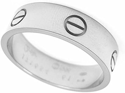 MARAT Brands® Stainless Steel Designer Inspired Love Ring White Gold (7)