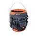 Tactix 323167 Bucket Organizer Tool Bag, Black/Orange