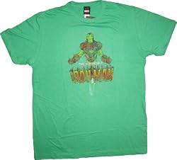 Iron Man Lift Off THE INVINCIBLE Green T-Shirt Tee