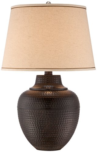 small bronze table lamp
