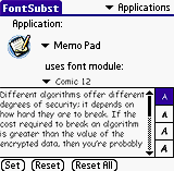FontSubst downloadable Software