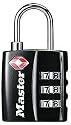 Master Lock TSA-Accepted Set-Your-Own Combination Lock, Black #4680DBLK