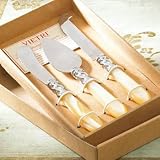 Aladdin Ivory Cheese Knife Set By Vietri