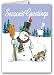 Yellow Snow Christmas Card - Funny 12 cards/ 13 envelopes