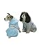 BLUE - LARGE - Fashion Pet Pucci Couture Warm Up Suit