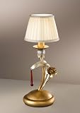 MASCHERA:, Tischleuchte, Made in Italy, Handarbeit, Made with Murano Glas,